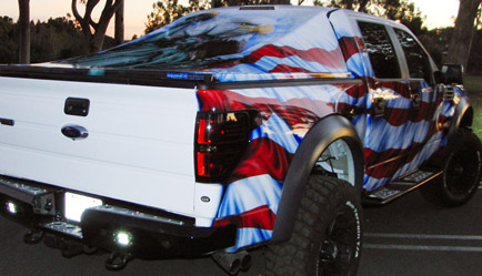 A new aero cover designed by BAT Industry was recently added to The Patriot following last year's auction.